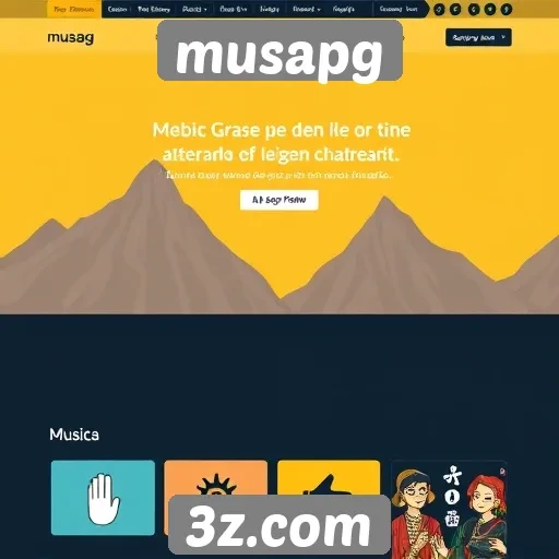 Atualizações recentes no design do site musapg